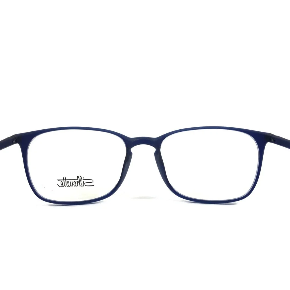 Silhouette Eyeglasses Frames SPX 2943 75 4560 Matte Blue Full Rim 53-17-140